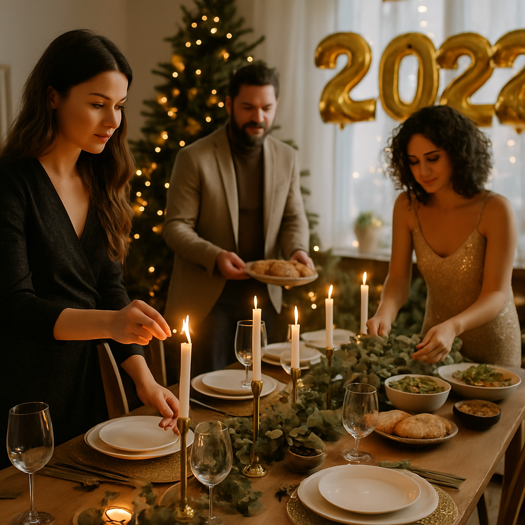 Réveillon du Nouvel An à la maison : le guide complet pour recevoir sans courir partout